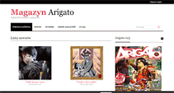 Desktop Screenshot of magazyn-arigato.pl