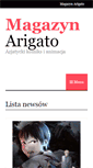 Mobile Screenshot of magazyn-arigato.pl